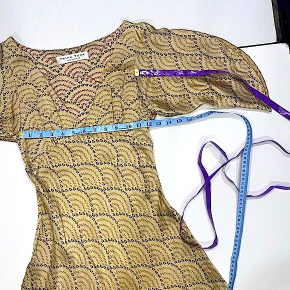 Trina Turk Satin Micro Butterflies Dress - Picture 4 of 6